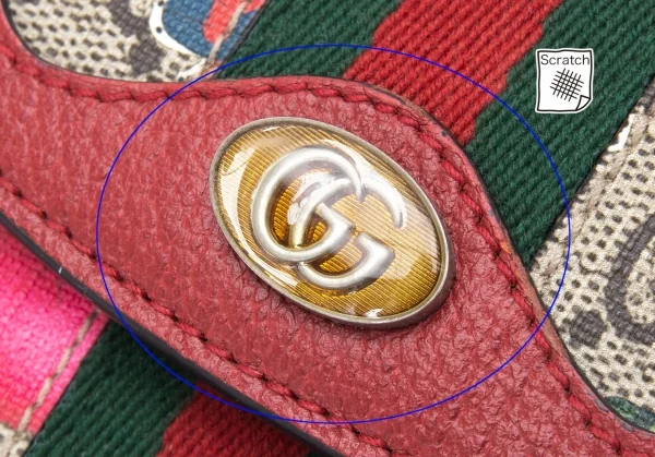 グッチGUCCI 598665 ティアン チェーンストラップモバイルケース 赤 K-121914_004