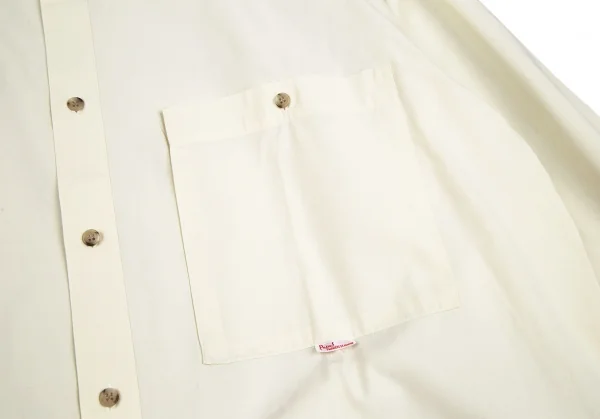 パパスPapas ブロードポケットシャツ M 黄色M位 K-121926_007