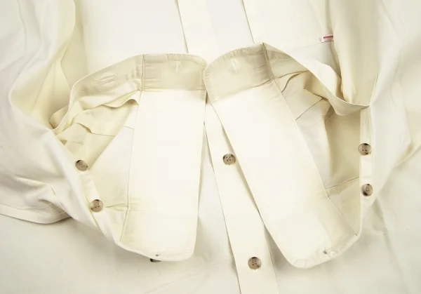 パパスPapas ブロードポケットシャツ M 黄色M位 K-121926_011