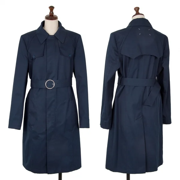 Maison Martin Margiela 1 Cotton Flap Design Coat Navy 40 K-121938_001