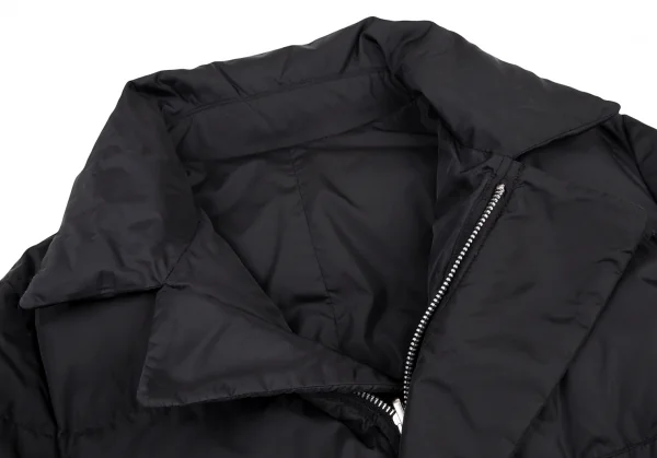 ヨウジヤマモト ノアールYohji Yamamoto NOIR リバーシブルジップアップダウンコート 黒1 K-121941_005