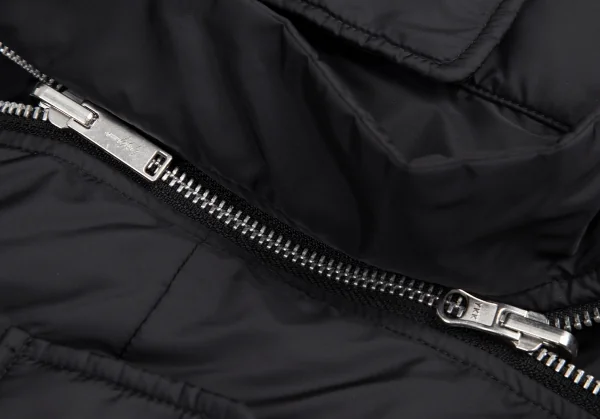 ヨウジヤマモト ノアールYohji Yamamoto NOIR リバーシブルジップアップダウンコート 黒1 K-121941_012