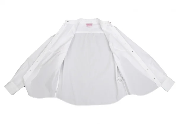 ヴィヴィアンウエストウッド レッドレーベルVivienne Westwood Red Label リボンタイ付き切替デザインシャツ 白3 K-121963_010