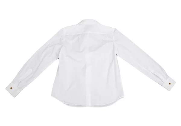 ヴィヴィアンウエストウッド レッドレーベルVivienne Westwood Red Label リボンタイ付き切替デザインシャツ 白3 K-121963_013