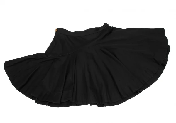 ヴィヴィアンウエストウッド レッドレーベルVivienne Westwood Red Label バイアス切替サーキュラーミニスカート 黒2 K-121965_006