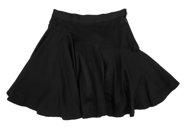 ヴィヴィアンウエストウッド レッドレーベルVivienne Westwood Red Label バイアス切替サーキュラーミニスカート 黒2 K-121965_008
