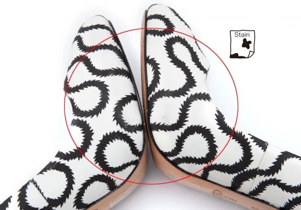 ヴィヴィアンウエストウッド アングロマニアVivienne Westwood ANGLOMANIA スクイグルプリントハイヒール 白黒36(23位) K-121970_012