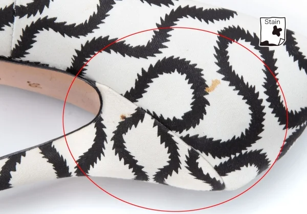 ヴィヴィアンウエストウッド アングロマニアVivienne Westwood ANGLOMANIA スクイグルプリントハイヒール 白黒36(23位) K-121970_013