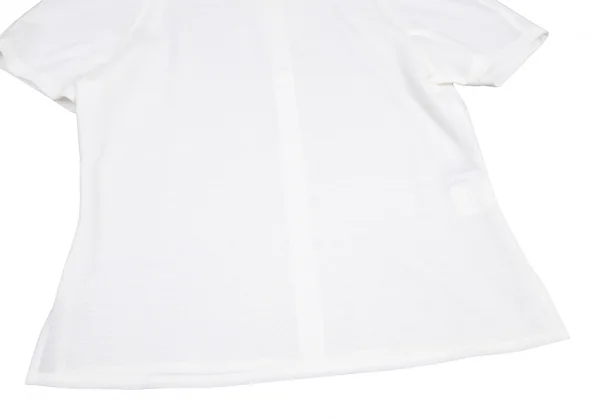 クリスチャンディオールChristian Dior ネックデザインシースルー半袖トップス オフM K-121985_005