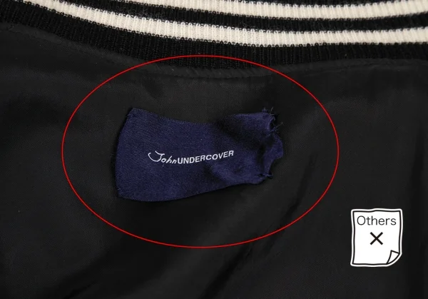 ジョンアンダーカバーJohn UNDERCOVER スカル刺繍スカジャン 黒2 K-121990_012