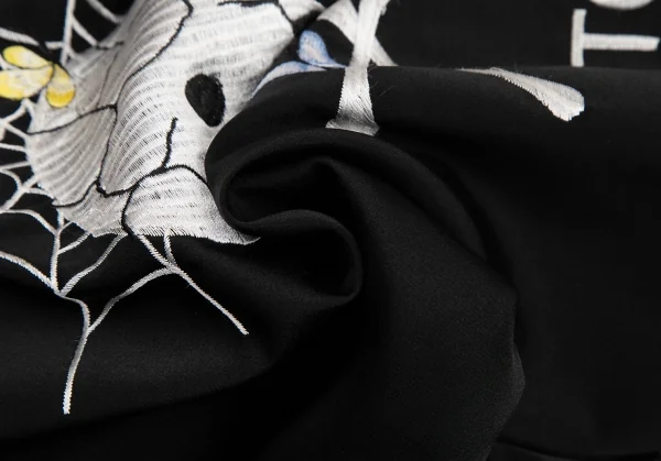 ジョンアンダーカバーJohn UNDERCOVER スカル刺繍スカジャン 黒2 K-121990_013