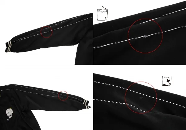 ジョンアンダーカバーJohn UNDERCOVER スカル刺繍スカジャン 黒2 K-121990_007