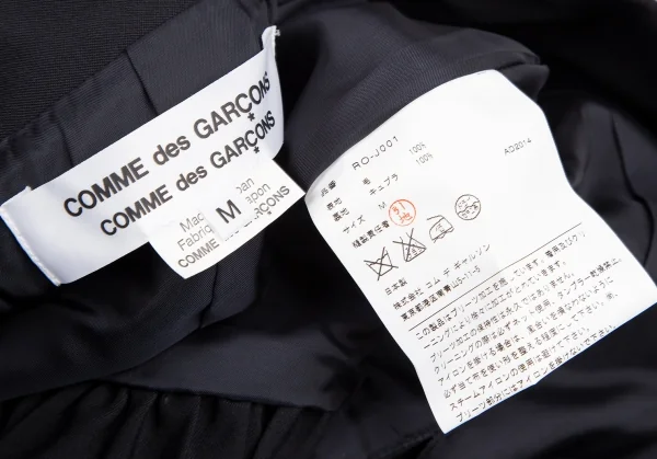 COMME des GARCONS Wool Back Pleats Long Jacket K-122014_020