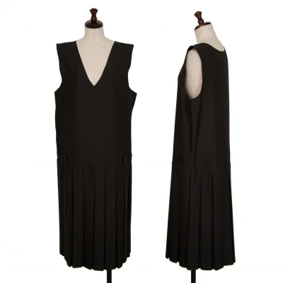 COMME des GARCONS Lester Bowden Pleats Switching Sleeveless Dress