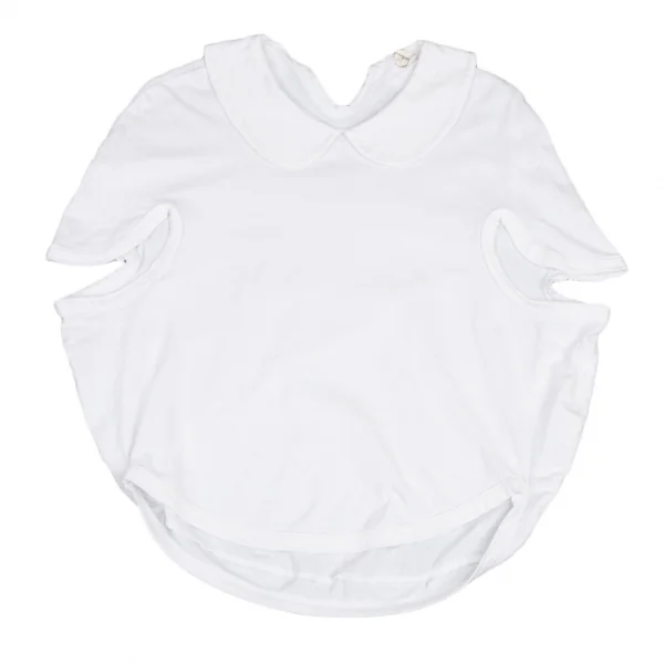 コムデギャルソンCOMME des GARCONS フラットカラーサークルデザインカットソー 白S K-122069_002