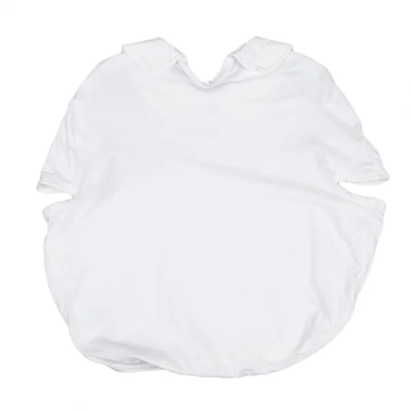 コムデギャルソンCOMME des GARCONS フラットカラーサークルデザインカットソー 白S K-122069_008