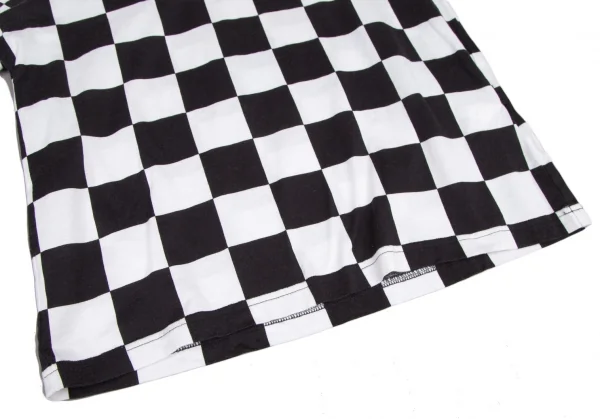 ジュンヤワタナベマン コムデギャルソンJUNYA WATANABE MAN COMME des GARCONSブロックチェック切替Tシャツ 白黒M K-122074_005