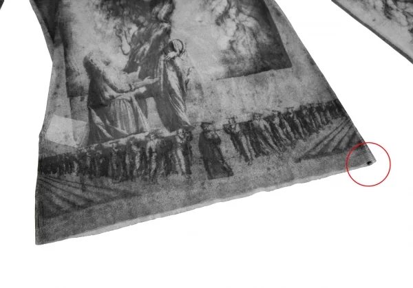 ジャンポールゴルチエ ファムJean Paul GAULTIER FEMME マリアプリントタートルネックパワーネットカットソー グレー40 K-122079_009