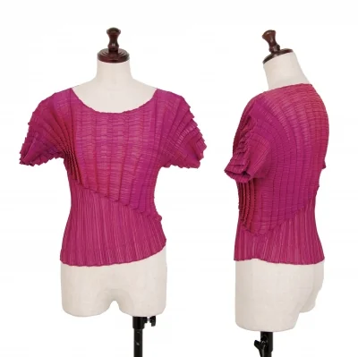 ISSEY MIYAKE Pleated Switching T-shirt