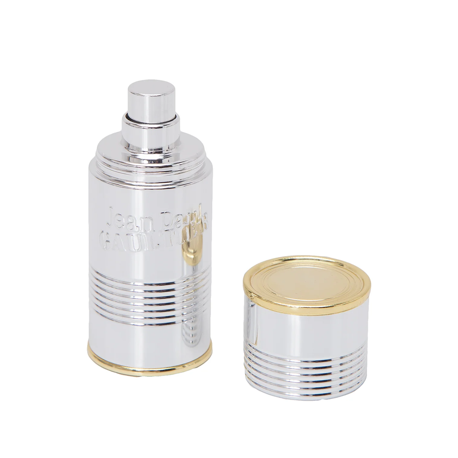 ジャンポールゴルチエJean Paul GAULTIER メタル缶香水 シルバー