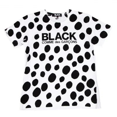 BLACK COMME des GARCONS Dot Printed T Shirt