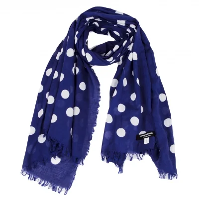 JUNYA WATANABE COMME des GARCONS Dot Printed Cotton Stole