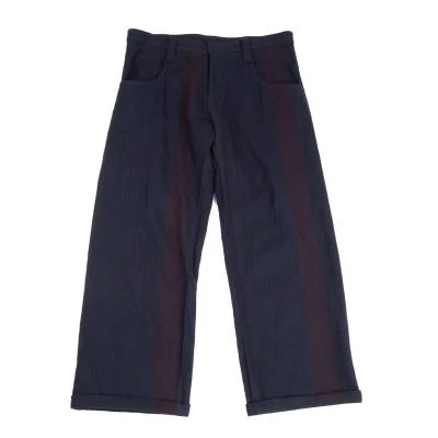 Yohji Yamamoto FEMME Wool Stripe Wide Pants