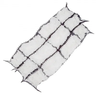 ISSEY MIYAKE Wrinkle Pleats Check Stole
