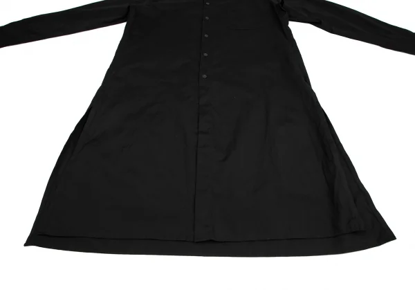 サイトs'yte ブロードレギュラーカラーロングシャツ 黒3 K-122205_011