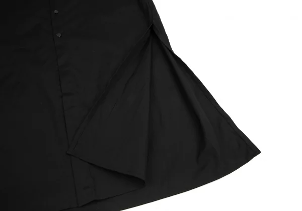 サイトs'yte ブロードレギュラーカラーロングシャツ 黒3 K-122205_012