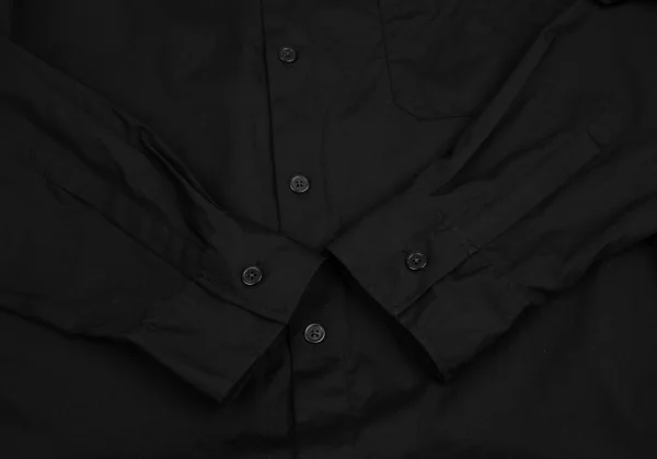 サイトs'yte ブロードレギュラーカラーロングシャツ 黒3 K-122205_009