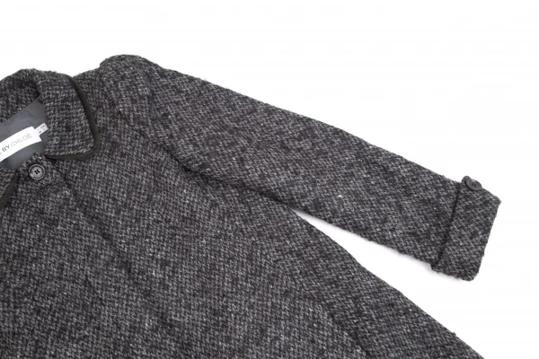 シーバイクロエSEE BY CHLOE ミックスウールラウンドカラーコート グレー38 K-122209_006