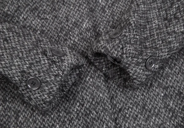 シーバイクロエSEE BY CHLOE ミックスウールラウンドカラーコート グレー38 K-122209_007