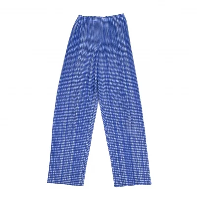 PLEATS PLEASE Checker Wide Pants