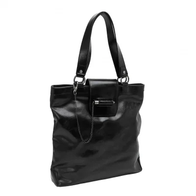 Jean-Paul GAULTIER Bullet Clasp Leather Tote Bag
