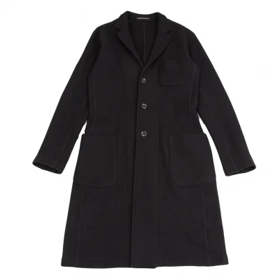 Yohji Yamamoto COSTUME D' HOMME Cutting Melton Wool Coat