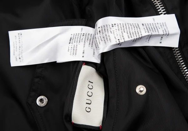 GUCCI Tiger Printed Reversible Bomber Poncho Jacket K-122280_020