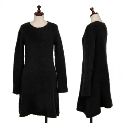 SPORTMAX Mohair Wool Hairy Knit Dress