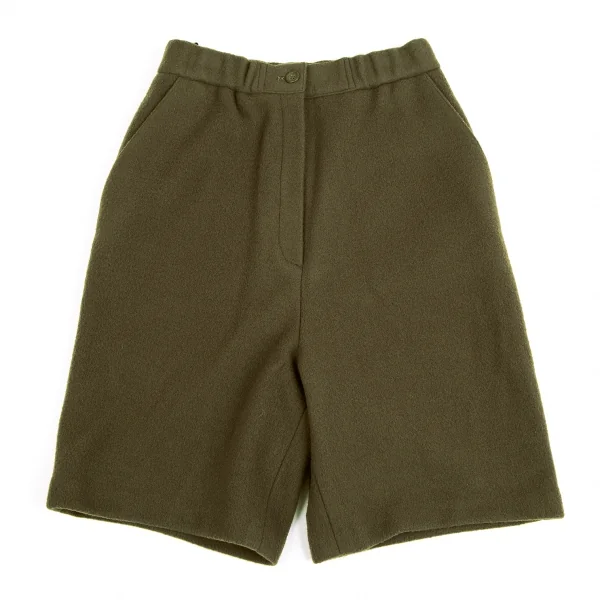 クリスチャンディオールChristian Dior SPORTS 起毛ウールハーフパンツ カーキM K-122323_001