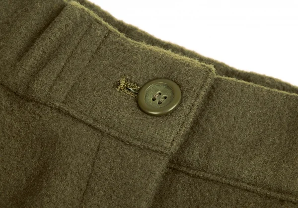 クリスチャンディオールChristian Dior SPORTS 起毛ウールハーフパンツ カーキM K-122323_003