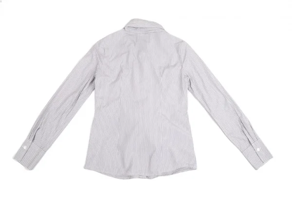 ローザ バイ ナラカミーチェ Rosa by NARACAMICIE リボンタイ付きストライプシャツ 白グレー0 K-122334_013