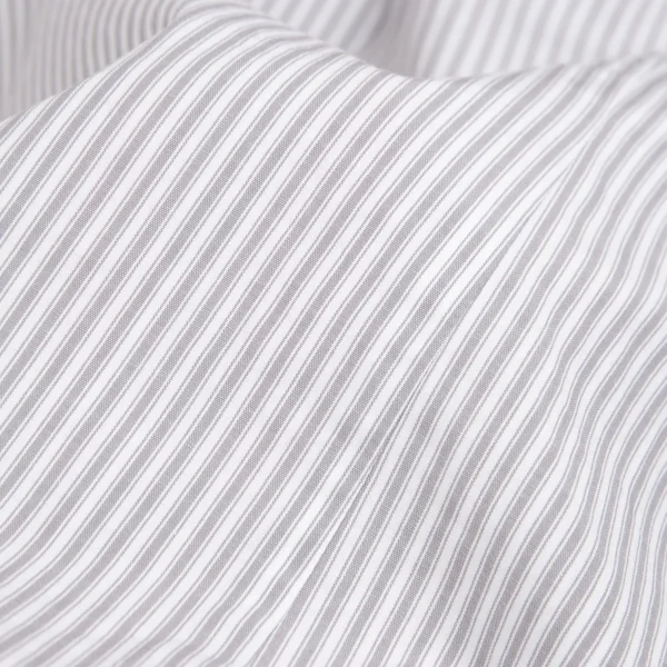 ローザ バイ ナラカミーチェ Rosa by NARACAMICIE リボンタイ付きストライプシャツ 白グレー0 K-122334_016