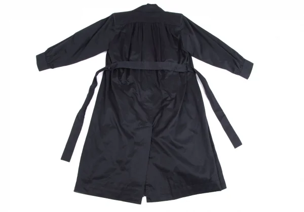 イヴサンローランYves Saint Laurent チェックライナー付き金ボタンコート 紺9A3 K-122336_015