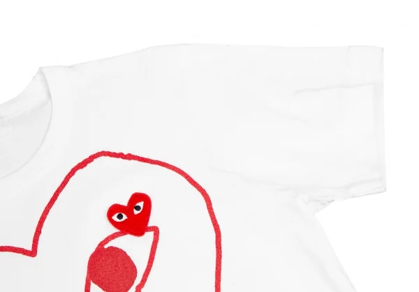 プレイ コムデギャルソンPLAY COMME des GARCONS ハートプリント