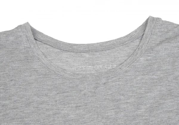 エルトブテップ イッセイミヤケELTTOB TEP ISSEY MIYAKE バックロゴプリントグリッターTシャツ グレー2 K-122360_005