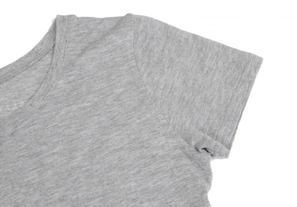 エルトブテップ イッセイミヤケELTTOB TEP ISSEY MIYAKE バックロゴプリントグリッターTシャツ グレー2 K-122360_006