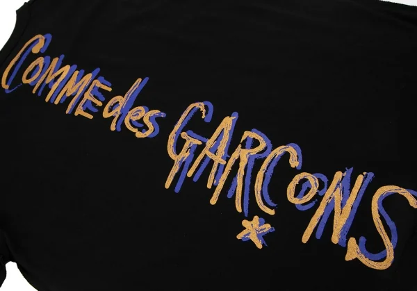 ブラックマーケット コムデギャルソンBlackmarket COMME des GARCONS ロゴプリントインサイドアウトTシャツ 黒L K-122394_010