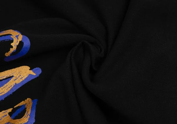 ブラックマーケット コムデギャルソンBlackmarket COMME des GARCONS ロゴプリントインサイドアウトTシャツ 黒L K-122394_012