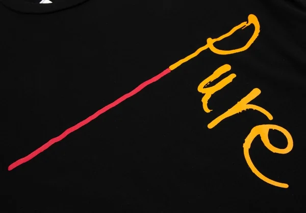 ブラックマーケット コムデギャルソンBlackmarket COMME des GARCONS ロゴプリントインサイドアウトTシャツ 黒L K-122394_005