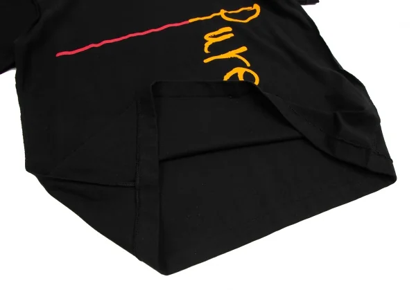 ブラックマーケット コムデギャルソンBlackmarket COMME des GARCONS ロゴプリントインサイドアウトTシャツ 黒L K-122394_008